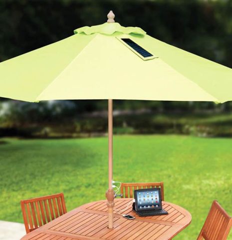 sombrilla paneles solares